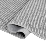 Holly Heathered Tonal Textured Non-slip Machine-washable Area Rug