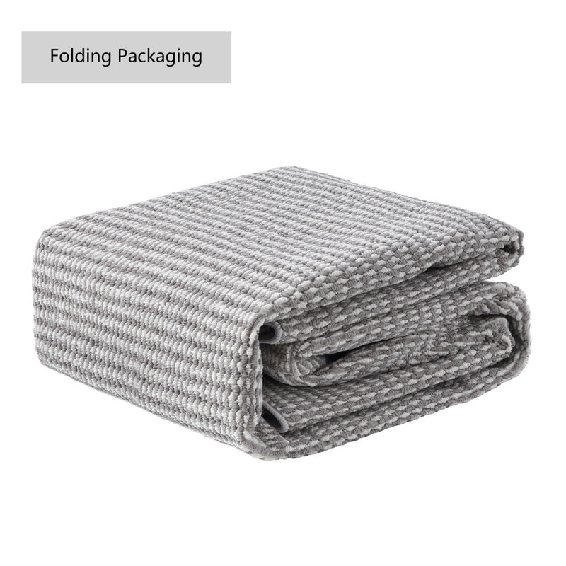 Holly Heathered Tonal Textured Non-slip Machine-washable Area Rug