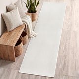 Hailey Textured Solid Plain Non-slip Machine-washable Area Rug