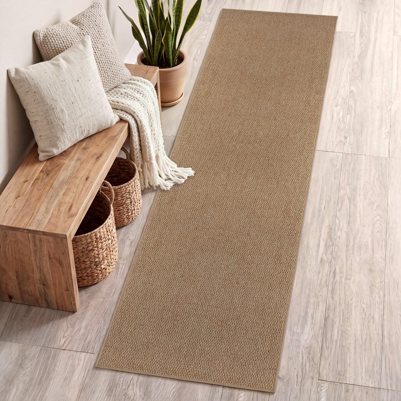 Hailey Textured Solid Plain Non-slip Machine-washable Area Rug