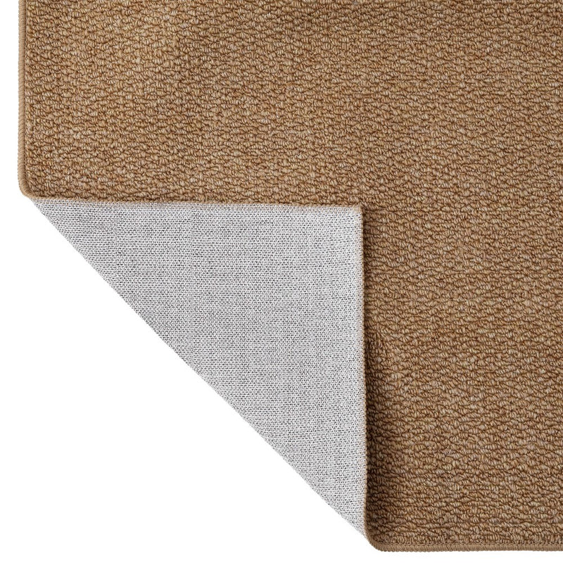 Hailey Textured Solid Plain Non-slip Machine-washable Area Rug