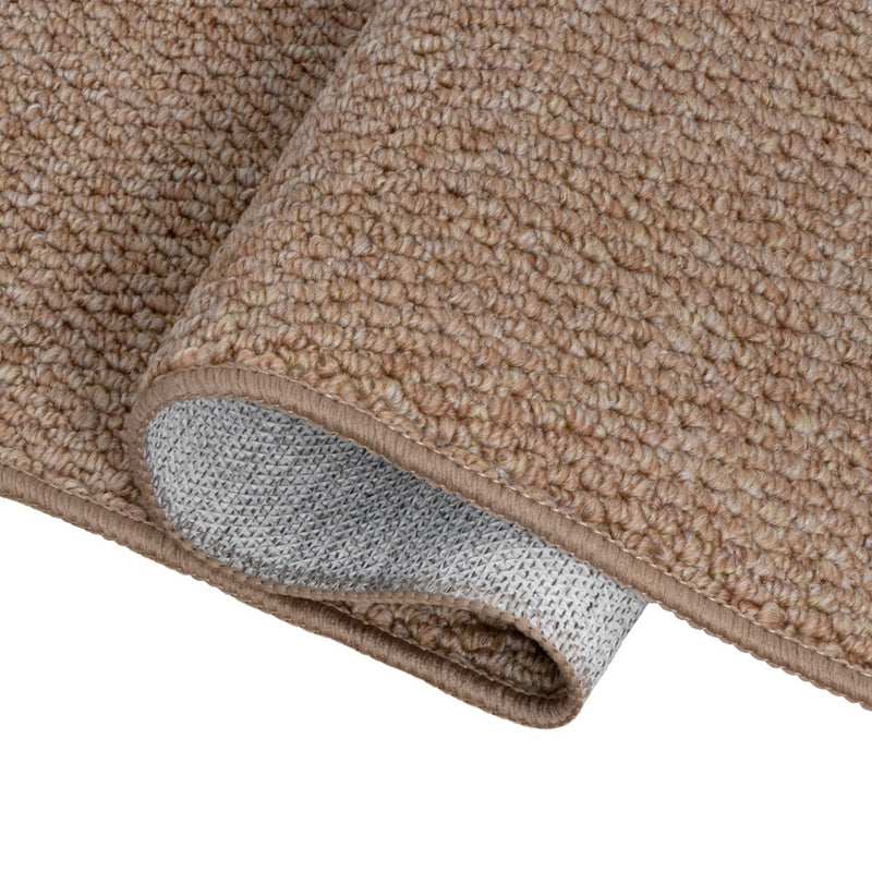 Hailey Textured Solid Plain Non-slip Machine-washable Area Rug