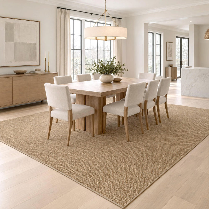 Hailey Textured Solid Plain Non-slip Machine-washable Area Rug