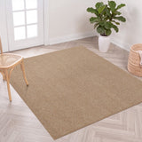 Hailey Textured Solid Plain Non-slip Machine-washable Area Rug