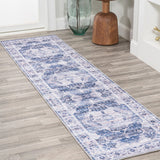 Alanya Ornate Medallion Washable Area Rug