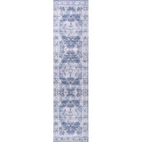 Alanya Ornate Medallion Washable Area Rug