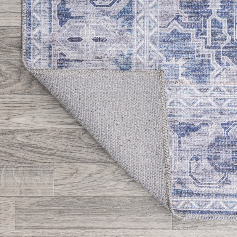 Alanya Ornate Medallion Washable Area Rug
