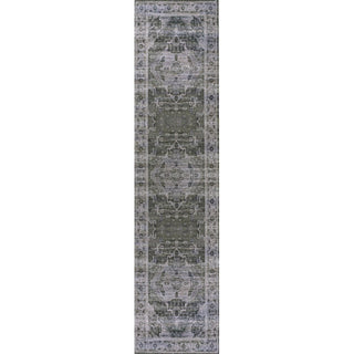 Alanya Ornate Medallion Washable Area Rug