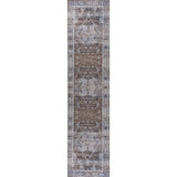 Alanya Ornate Medallion Washable Area Rug