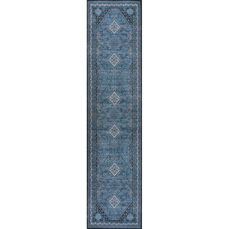 Dalyan Geometric Medallions Washable Area Rug