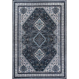 Dalyan Geometric Medallions Washable Area Rug