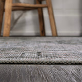 Alacati Ogee Medallion Washable Area Rug