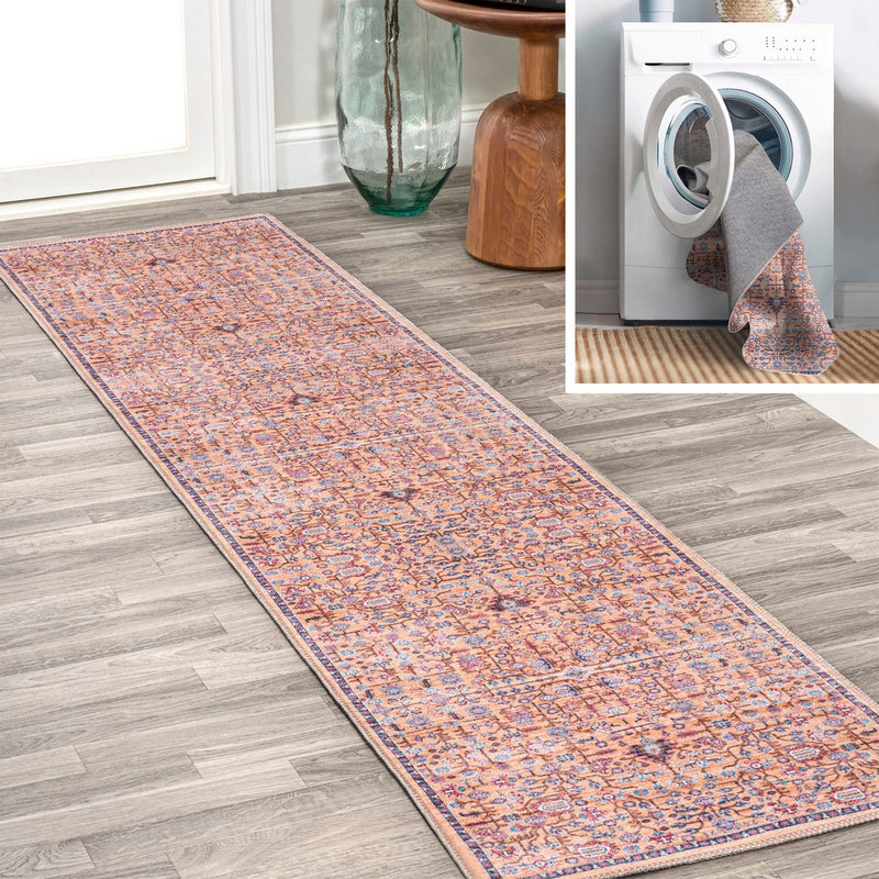 Kemer All-over Persian Washable Area Rug