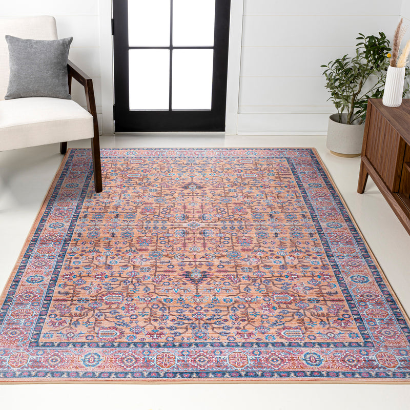 Kemer All-over Persian Washable Area Rug