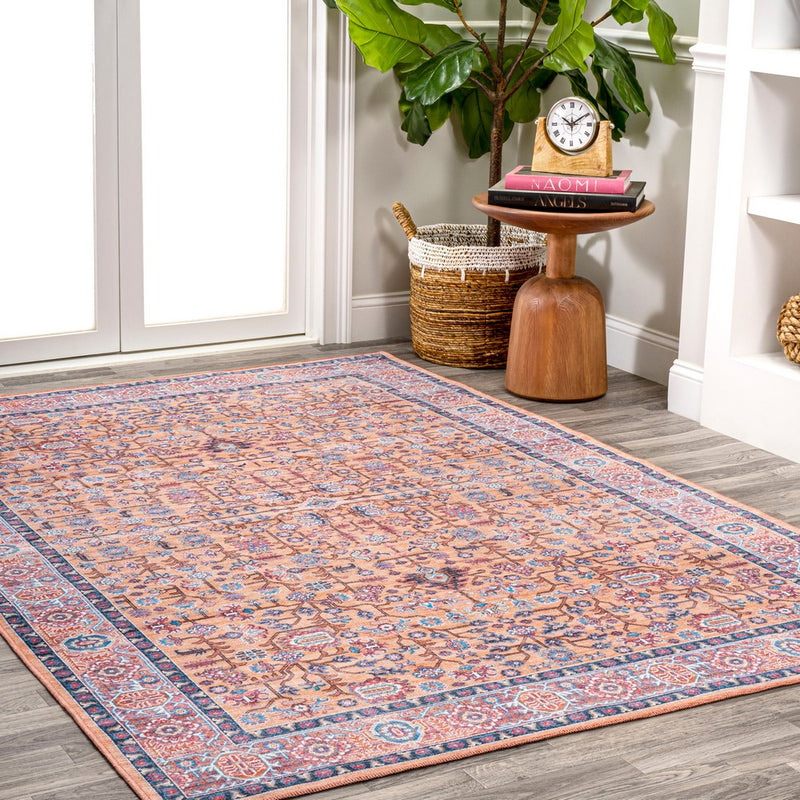 Kemer All-over Persian Washable Area Rug