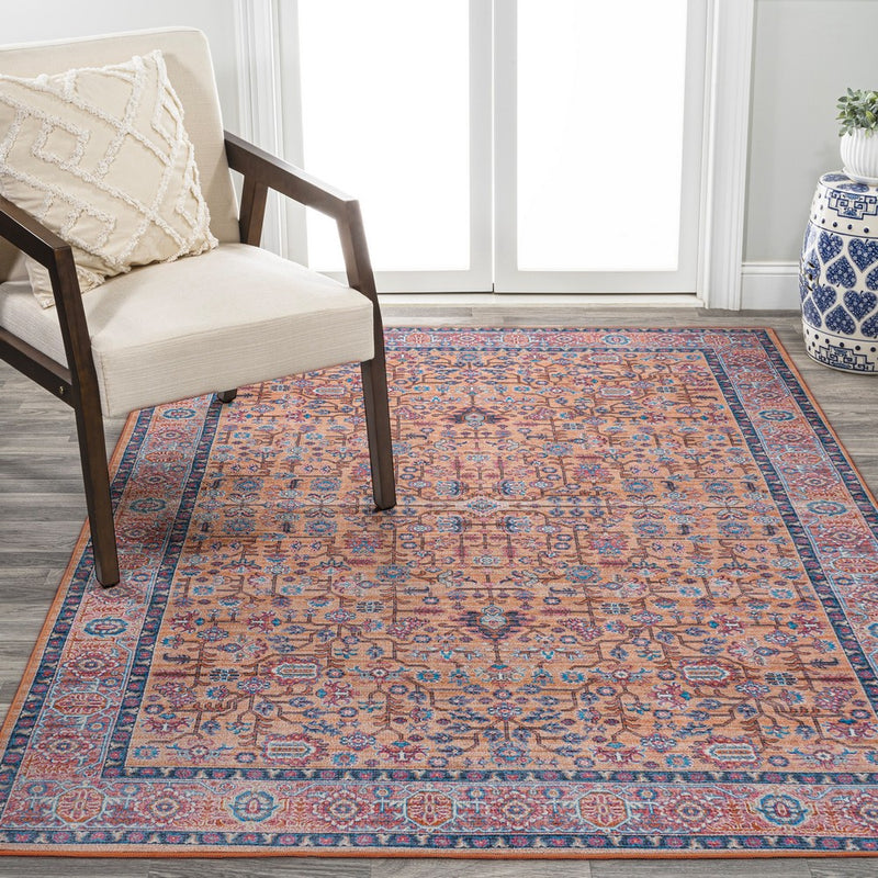 Kemer All-over Persian Washable Area Rug