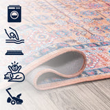Kemer All-over Persian Washable Area Rug