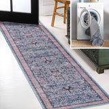 Kemer All-over Persian Washable Area Rug