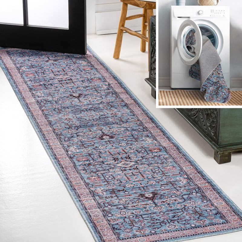 Kemer All-over Persian Washable Area Rug