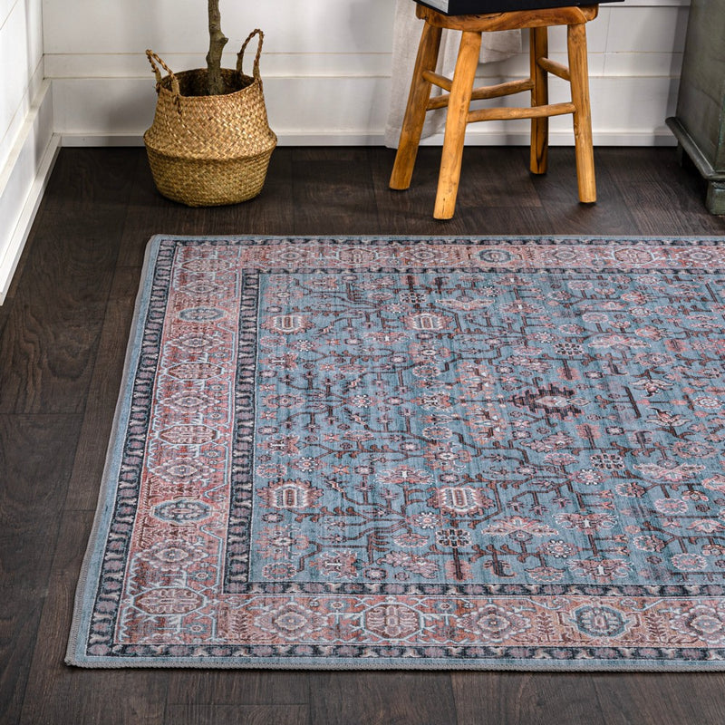 Kemer All-over Persian Washable Area Rug