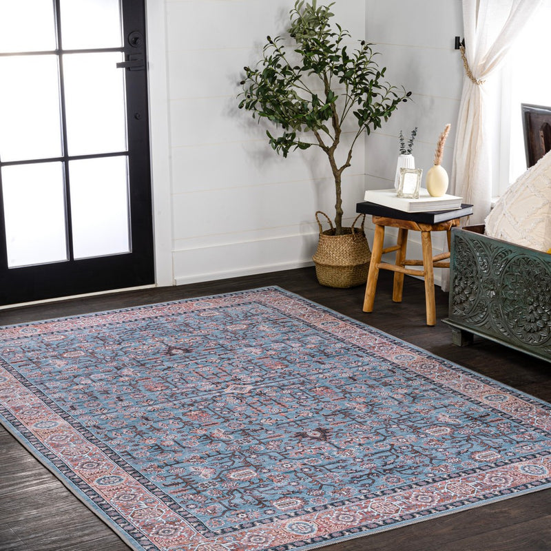 Kemer All-over Persian Washable Area Rug