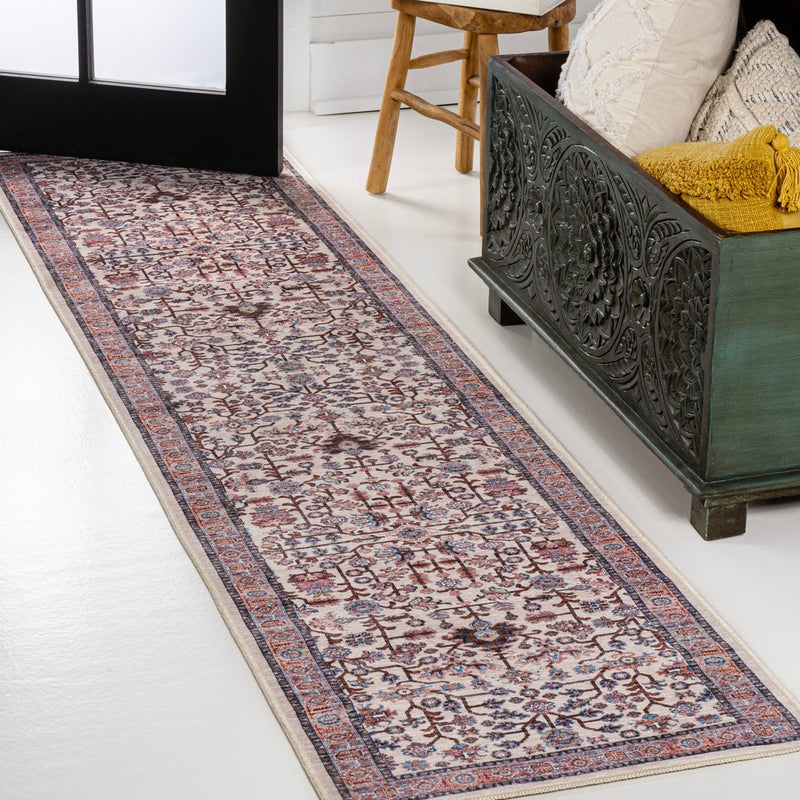 Kemer All-over Persian Washable Area Rug