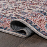 Kemer All-over Persian Washable Area Rug