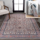Kemer All-over Persian Washable Area Rug