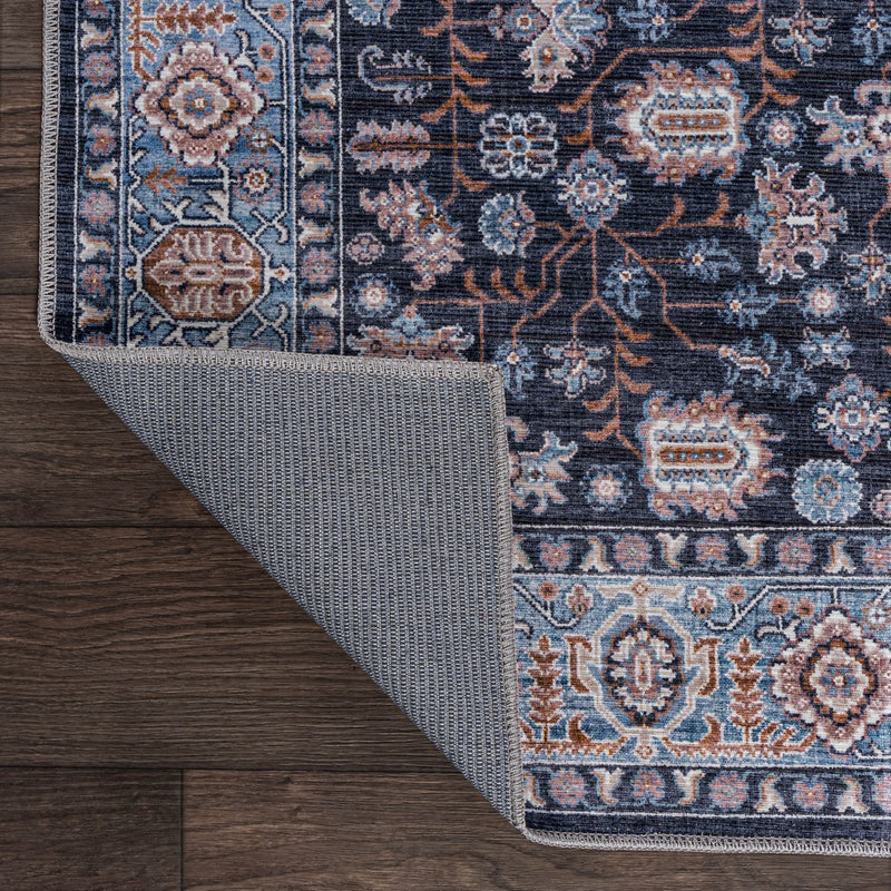 Kemer All-over Persian Washable Area Rug
