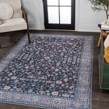 Kemer All-over Persian Washable Area Rug