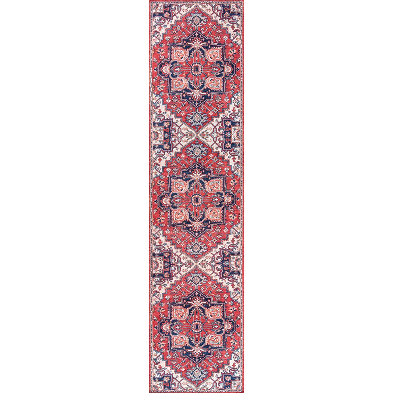 Cirali Ornate Large Medallion Washable Area Rug