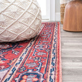 Cirali Ornate Large Medallion Washable Area Rug
