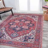Cirali Ornate Large Medallion Washable Area Rug