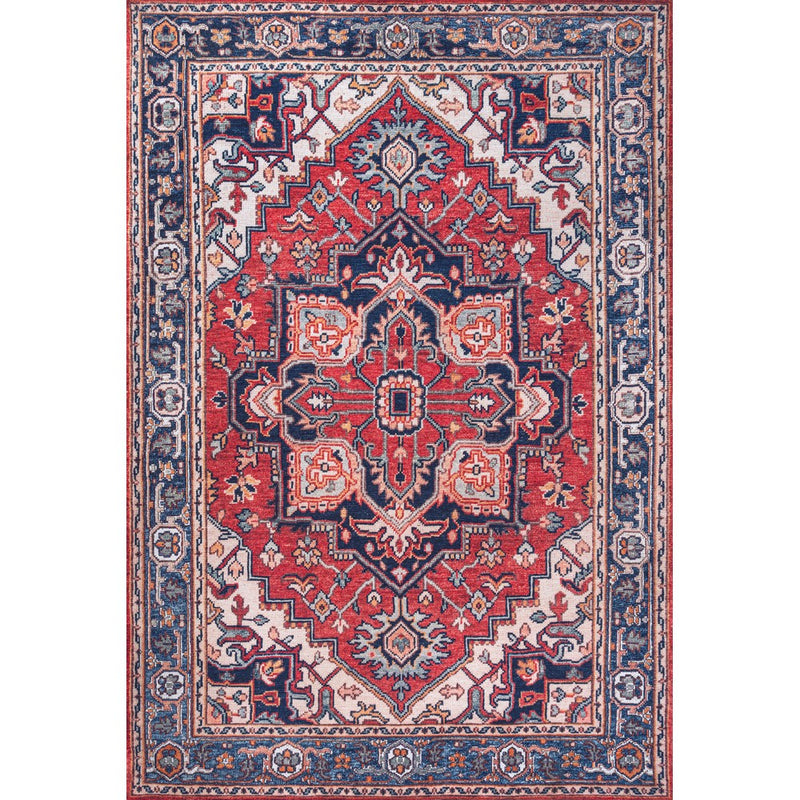 Cirali Ornate Large Medallion Washable Area Rug