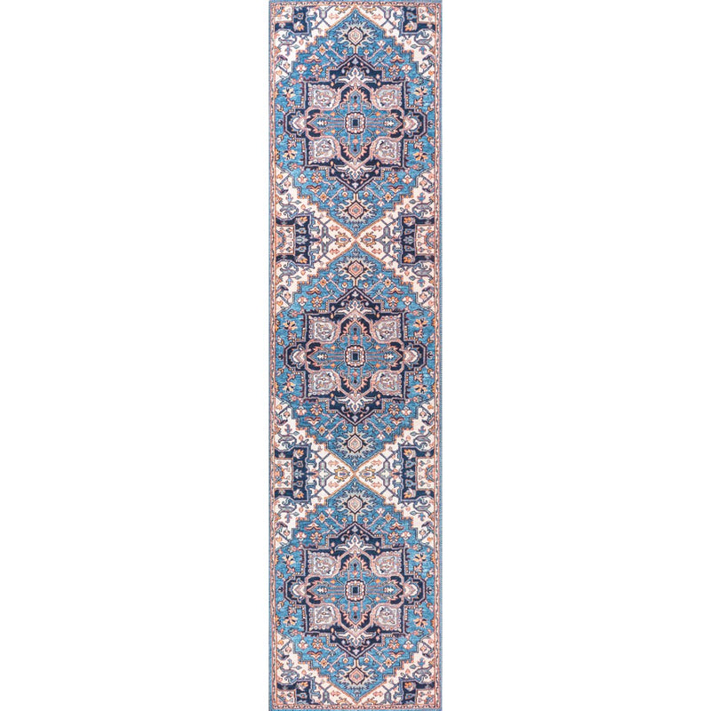 Cirali Ornate Large Medallion Washable Area Rug