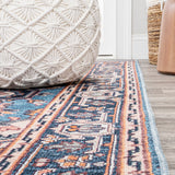 Cirali Ornate Large Medallion Washable Area Rug