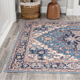 Cirali Ornate Large Medallion Washable Area Rug