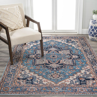 Cirali Ornate Large Medallion Washable Area Rug