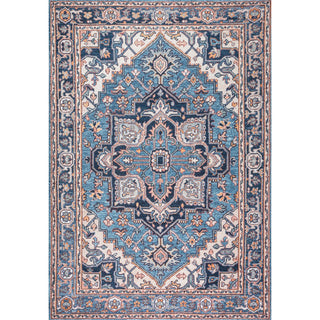 Cirali Ornate Large Medallion Washable Area Rug