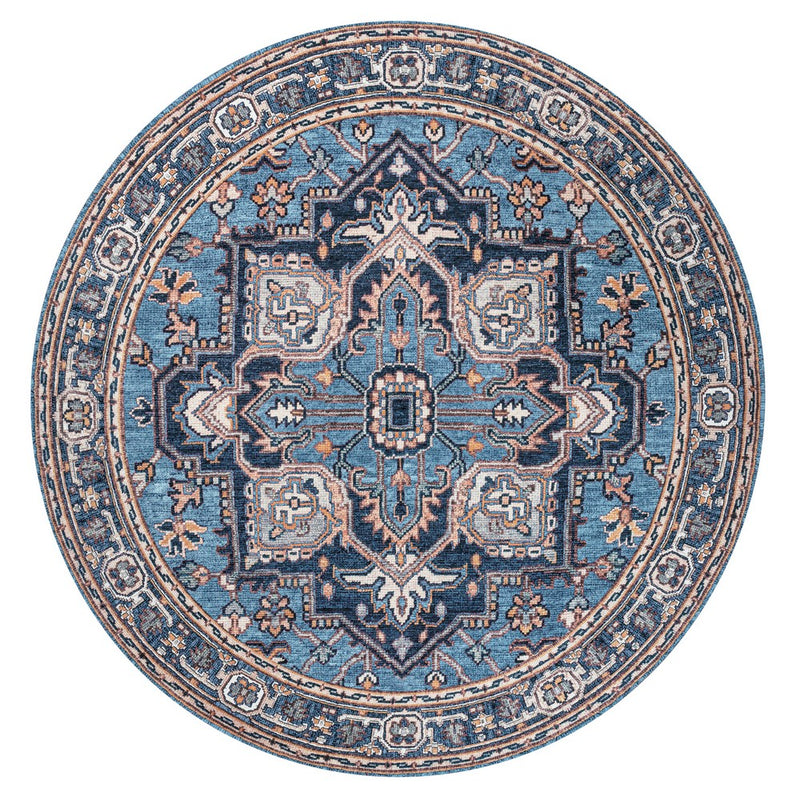 Cirali Ornate Large Medallion Washable Area Rug