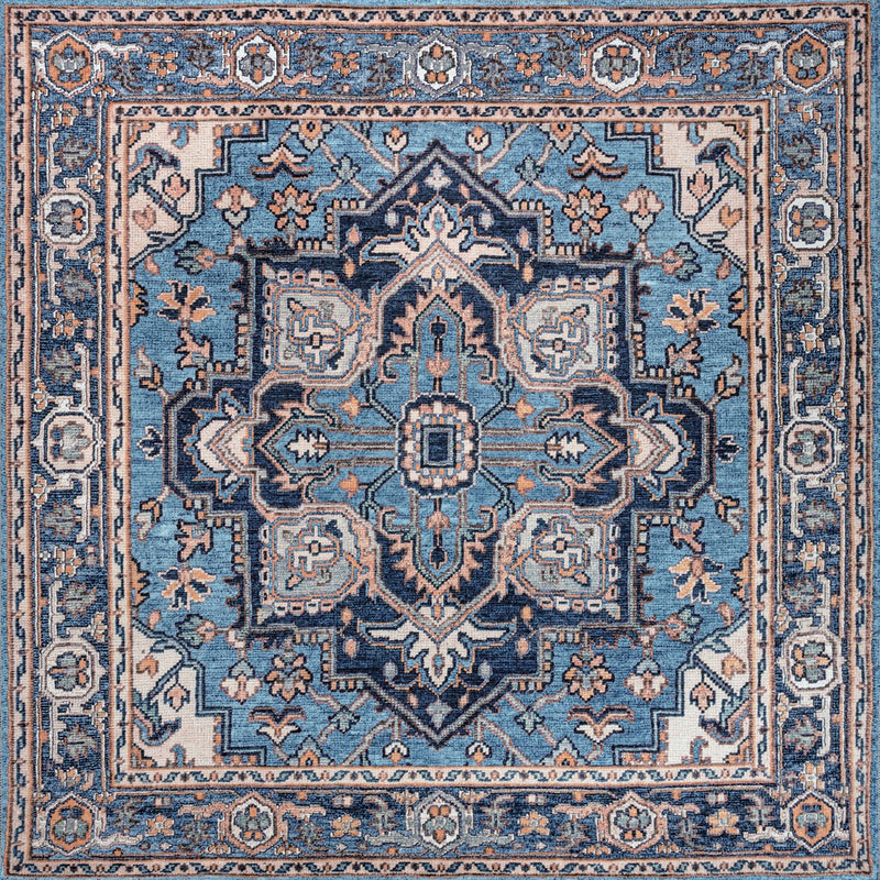 Cirali Ornate Large Medallion Washable Area Rug