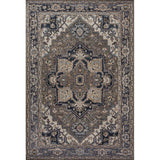 Cirali Ornate Large Medallion Washable Area Rug