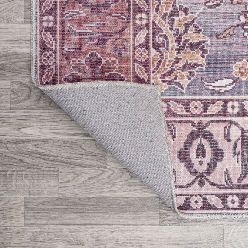 Victoria Ornate Persian All-over Washable Area Rug