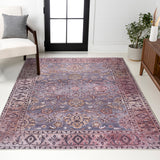Victoria Ornate Persian All-over Washable Area Rug