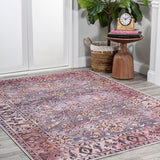 Victoria Ornate Persian All-over Washable Area Rug