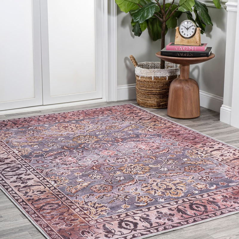 Victoria Ornate Persian All-over Washable Area Rug