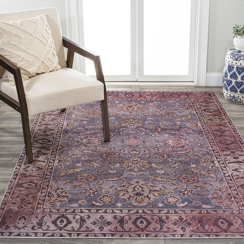 Victoria Ornate Persian All-over Washable Area Rug
