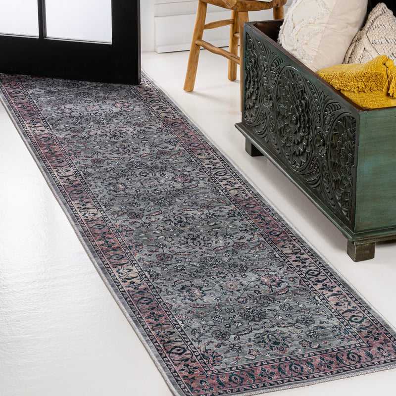 Victoria Ornate Persian All-over Washable Area Rug