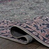 Victoria Ornate Persian All-over Washable Area Rug