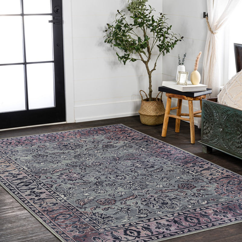 Victoria Ornate Persian All-over Washable Area Rug